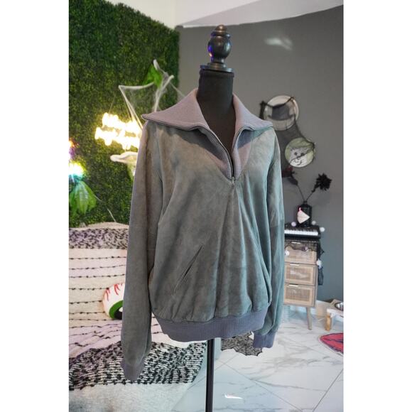 Vintage Nino Cerruti Sport Leather Pullover - Picture 8 of 10